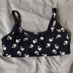Aerie floral sports bra